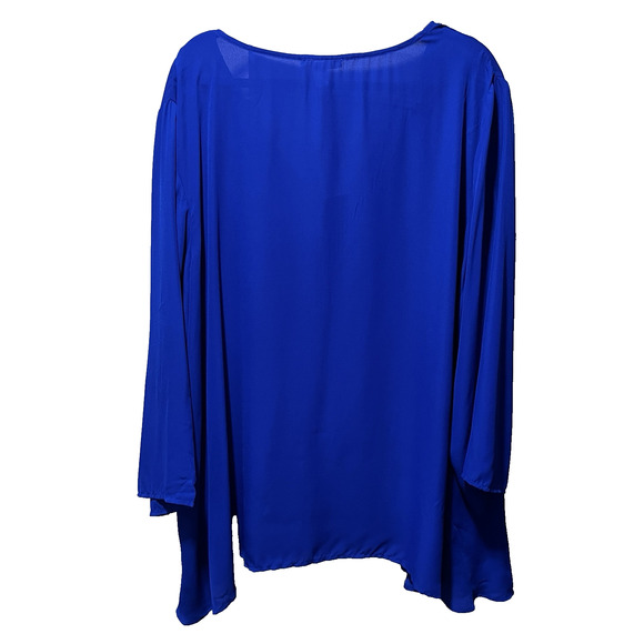 Spence Womens Evening Blouse 4X Glam V Neck Sequin Mother of Bride Mob Wife - Picture 4 of 7